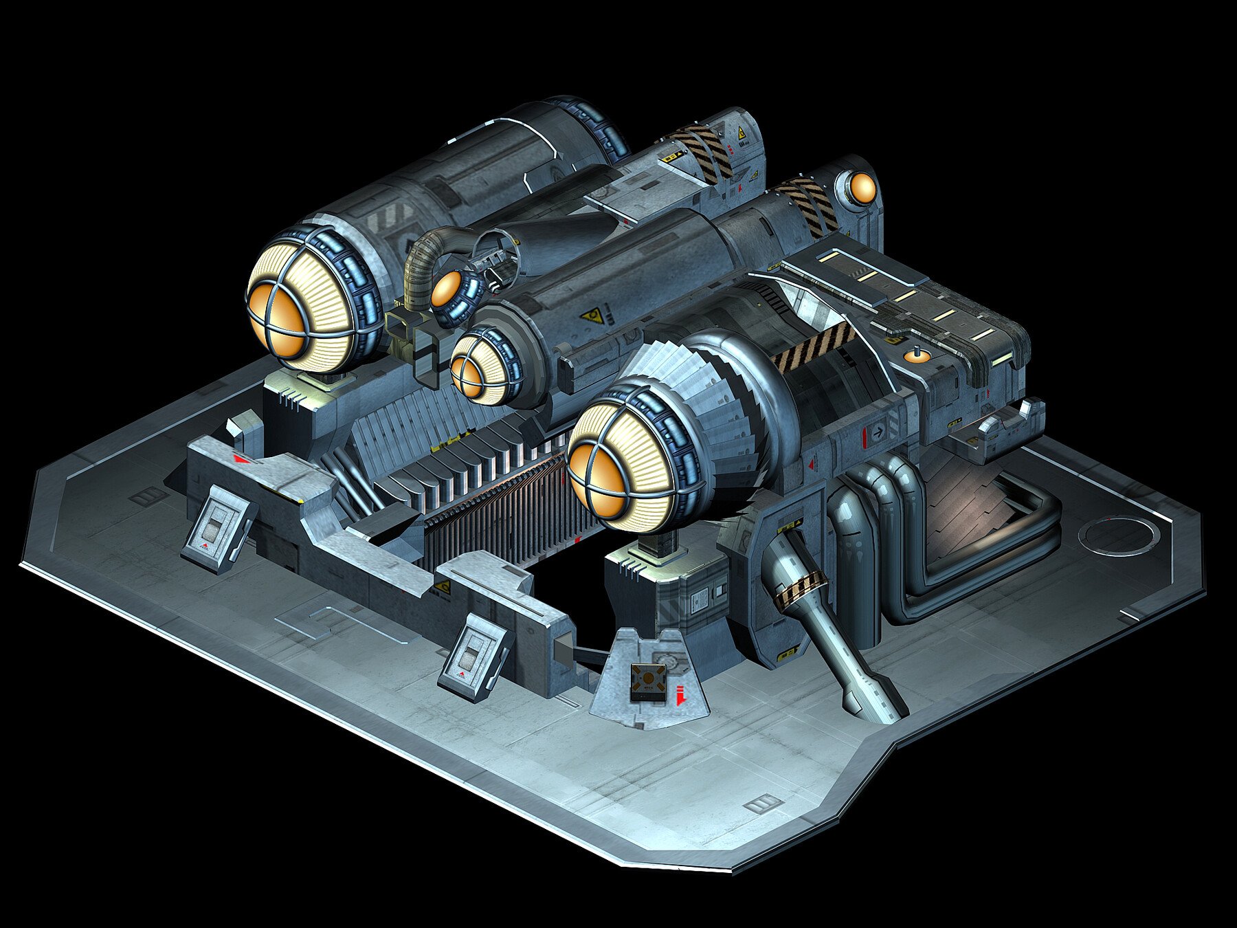 ArtStation - Machinery - Spacecraft - Functional Objects 07 | Game Assets