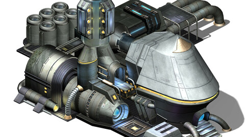 Machinery - Spacecraft - Functional Objects 010