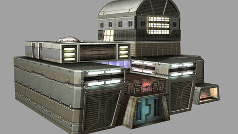 Mechanical building - base repair shop