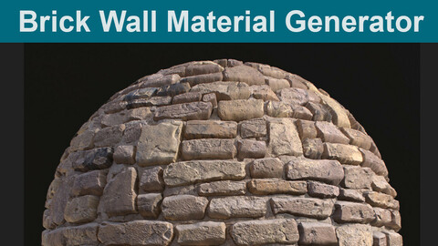 Brick Wall Material Generator
