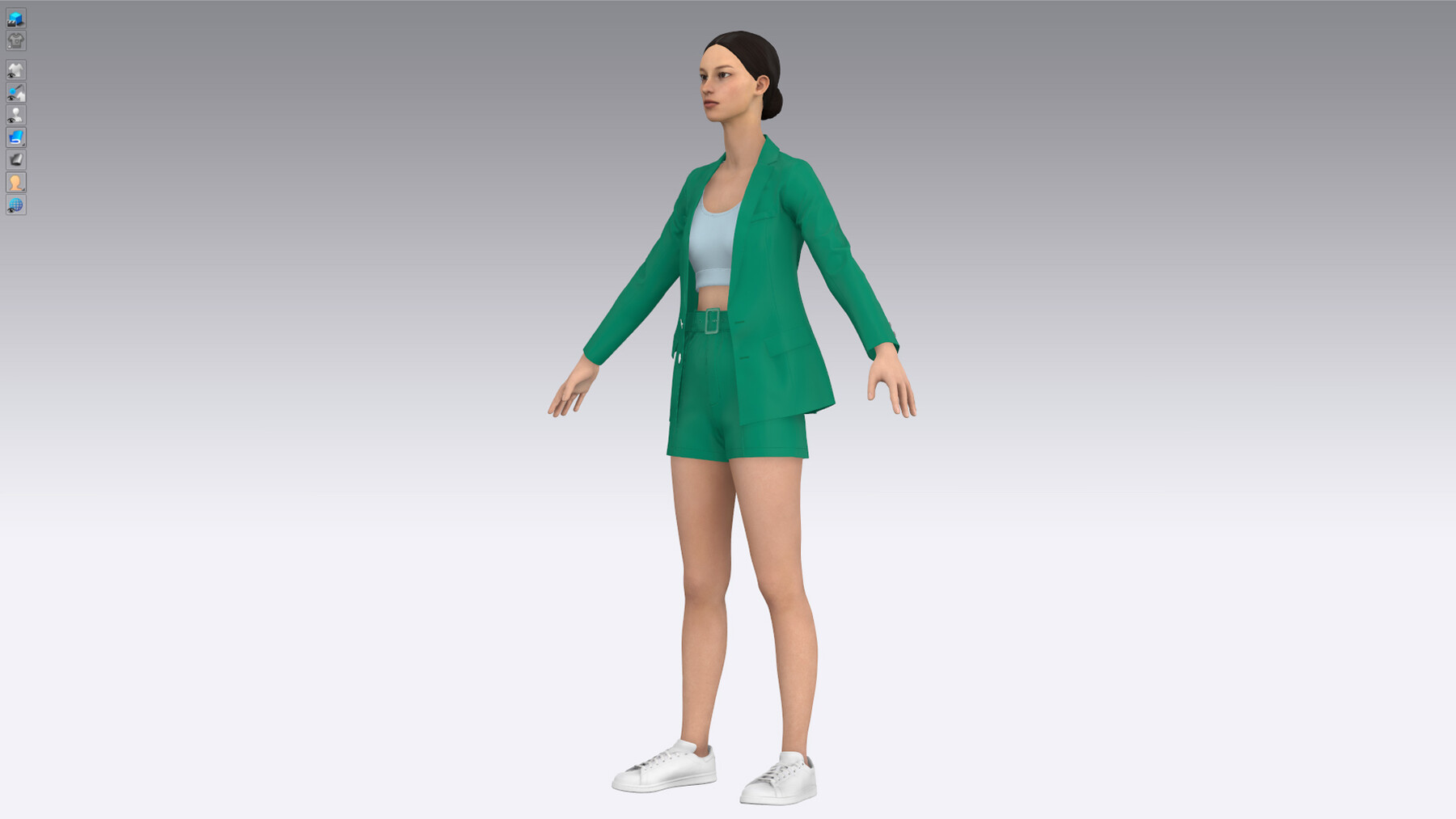 ArtStation - Women's business suit / Marvelous Designer / Clo 3D ...