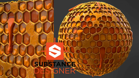 Stylized Honey - Substance Designer