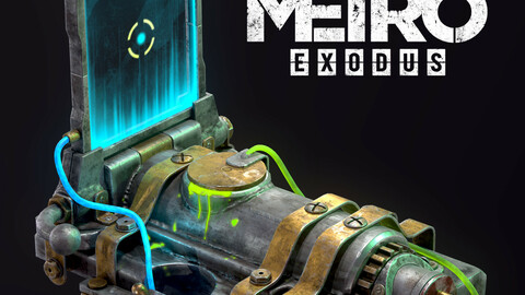 3D Game-ready Red Dot scope