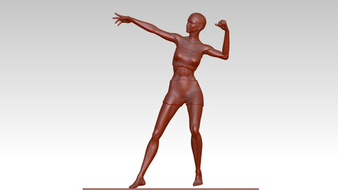 Character sculpture sculpture model 3D print and download