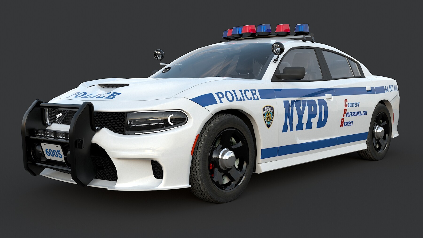 ArtStation - Dodge Charger SRT Hellcat NYPD | Resources