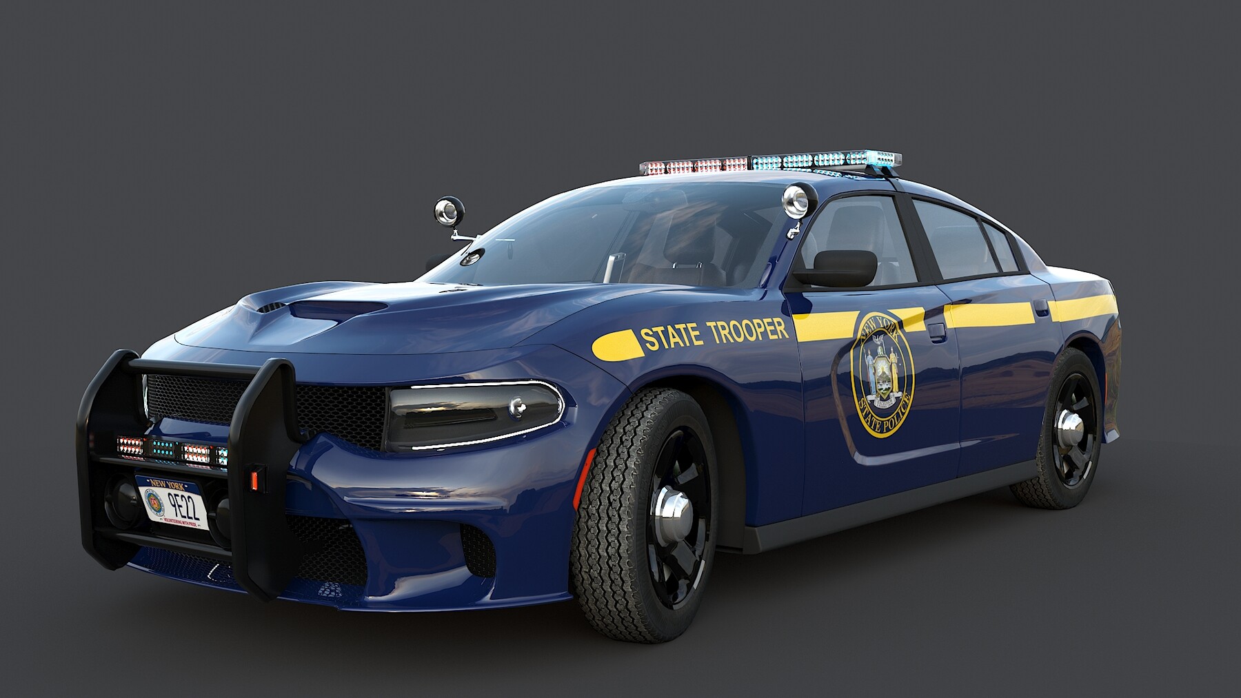 ArtStation - Dodge Charger Hellcat New York State Police | Resources