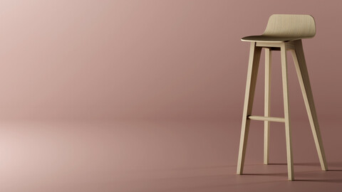 Bar chair - MORPH By Zeitraum - Replica 3D model