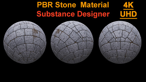 PBR Stone Material / Substance Designer