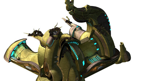 High temperature melting - object debris 03