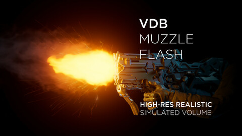 VDB 3D Muzzle flash