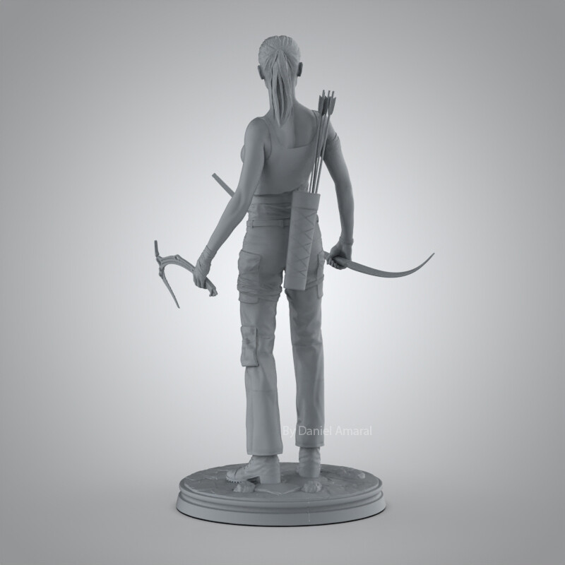 ArtStation - Alicia Vikander Tomb Raider 3D Printable Model | Resources
