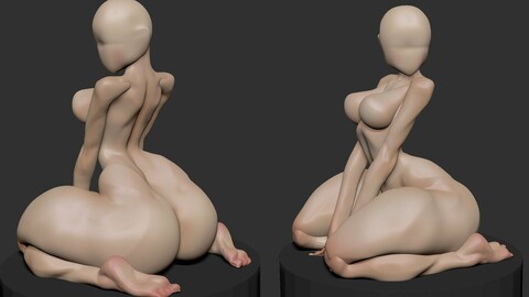 Female Pose Sexy Basemesh