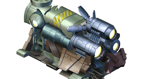 Roadblock-destruction missile launcher