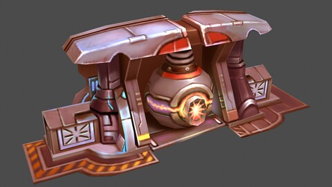 Wall Fortress - Flame Type 02