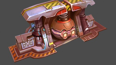 Wall Fortress - Flame Type 03