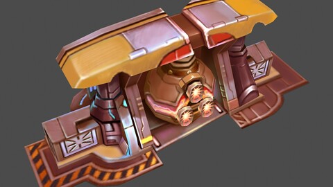 Wall Fortress - Flame Type 08