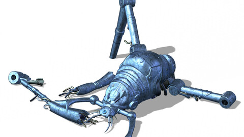 Future World - Undersea - Mechanical Wreck 01