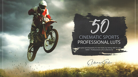 50 Cinematic Sports LUTs and Presets Pack