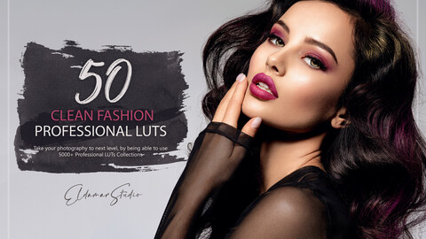 50 Clean Fashion LUTs and Presets  Pack