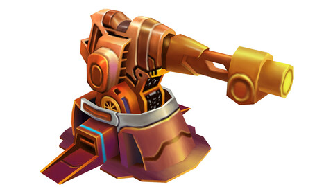 Rotating turret - flame type 01