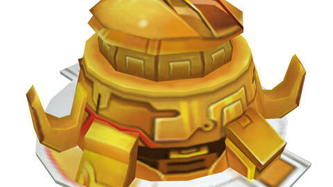 Rotating turret - flame type 02