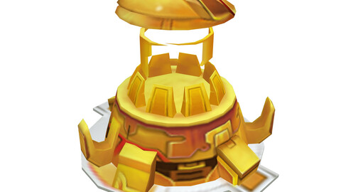 Rotating turret - flame type 03