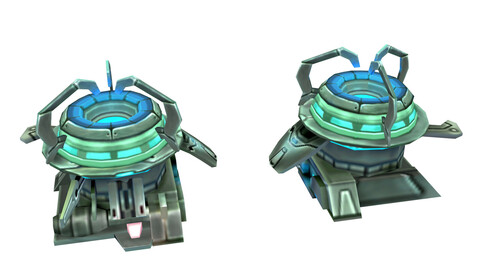 Rotating turret - laser type 02