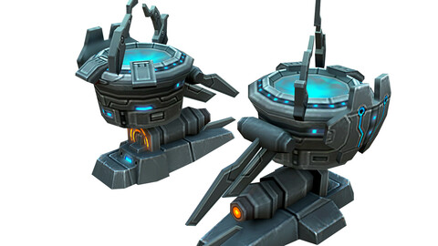 Rotating turret - laser type 03