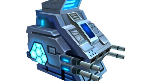 Rotating turret - frozen type 01