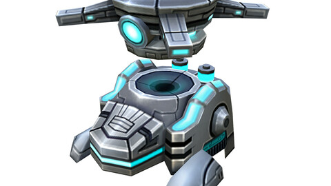 Rotating turret - frozen type 03