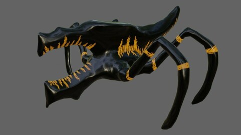 Alien Bug Low-poly 3D model