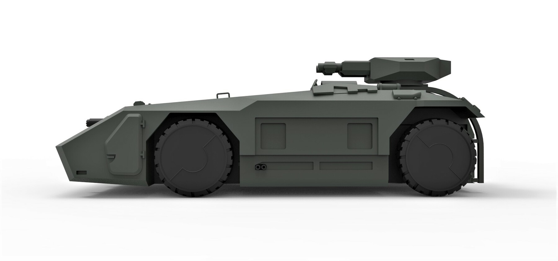 Diecast 3D printable model Armored personnel carrier M577 from the movie  Aliens Scale 1:32