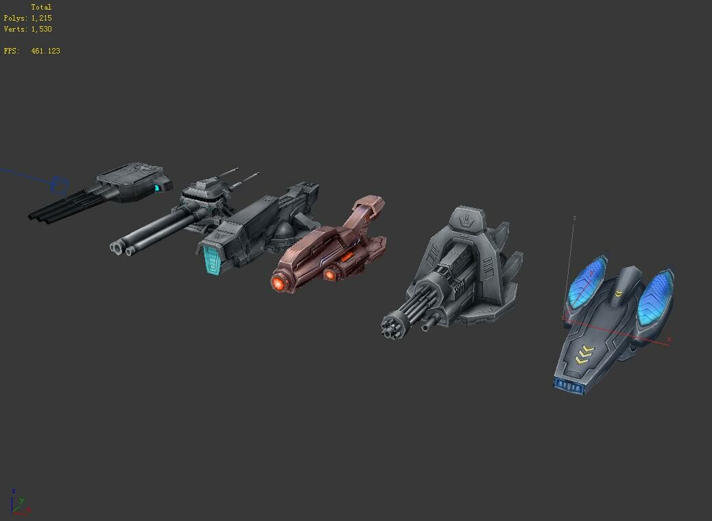 ArtStation - Spaceship - Fort 03 | Game Assets