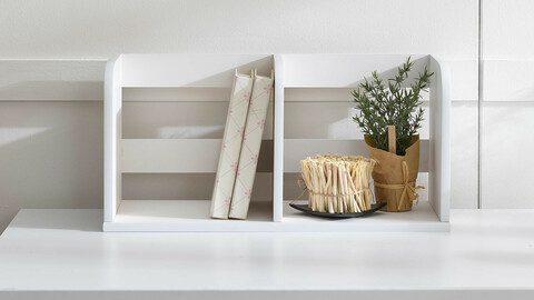 Simple 48cm 1 tier bookshelf