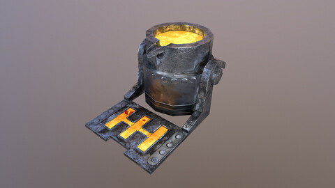 Mine Cauldron 3D Model