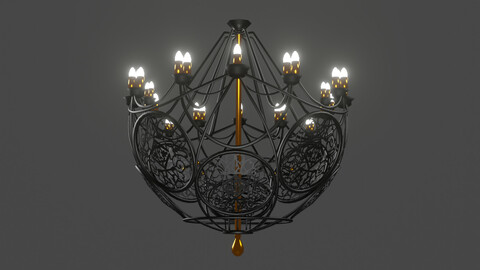 Chandelier with Ornaments