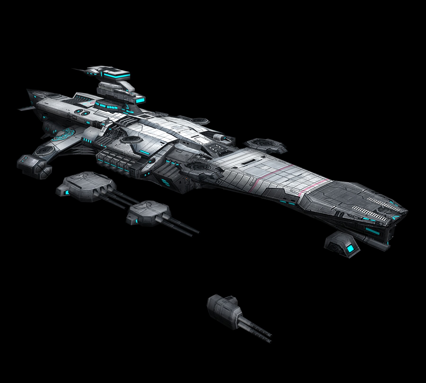 ArtStation - Battlestar - Battleship 22 | Game Assets