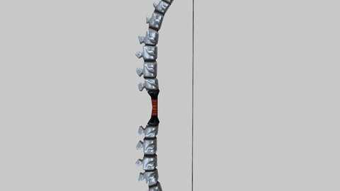 Low poly 3D games - Weapon - Bone Arch