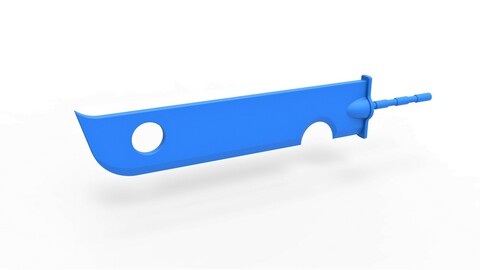 Cosplay 3D printable Executioner Blade AKA Decapitating Carving Knife