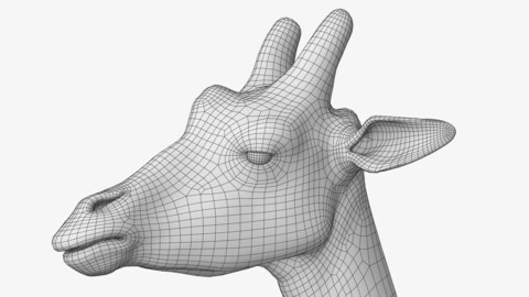 Giraffe Lowpoly