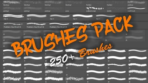 MEGA Brushes Pack Vol - 2 (Painting Edition) 1000+ Brushes