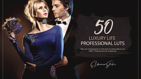 50 Luxury Life LUTs and Presets Pack