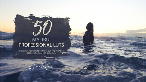 50 Malibu LUTs and Presets Pack