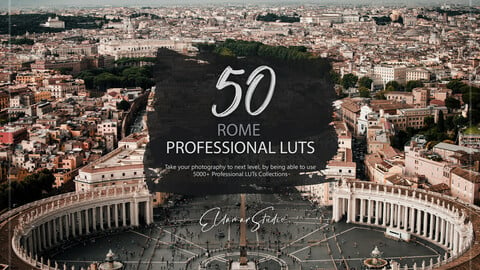 50 Rome LUTs and Presets Pack