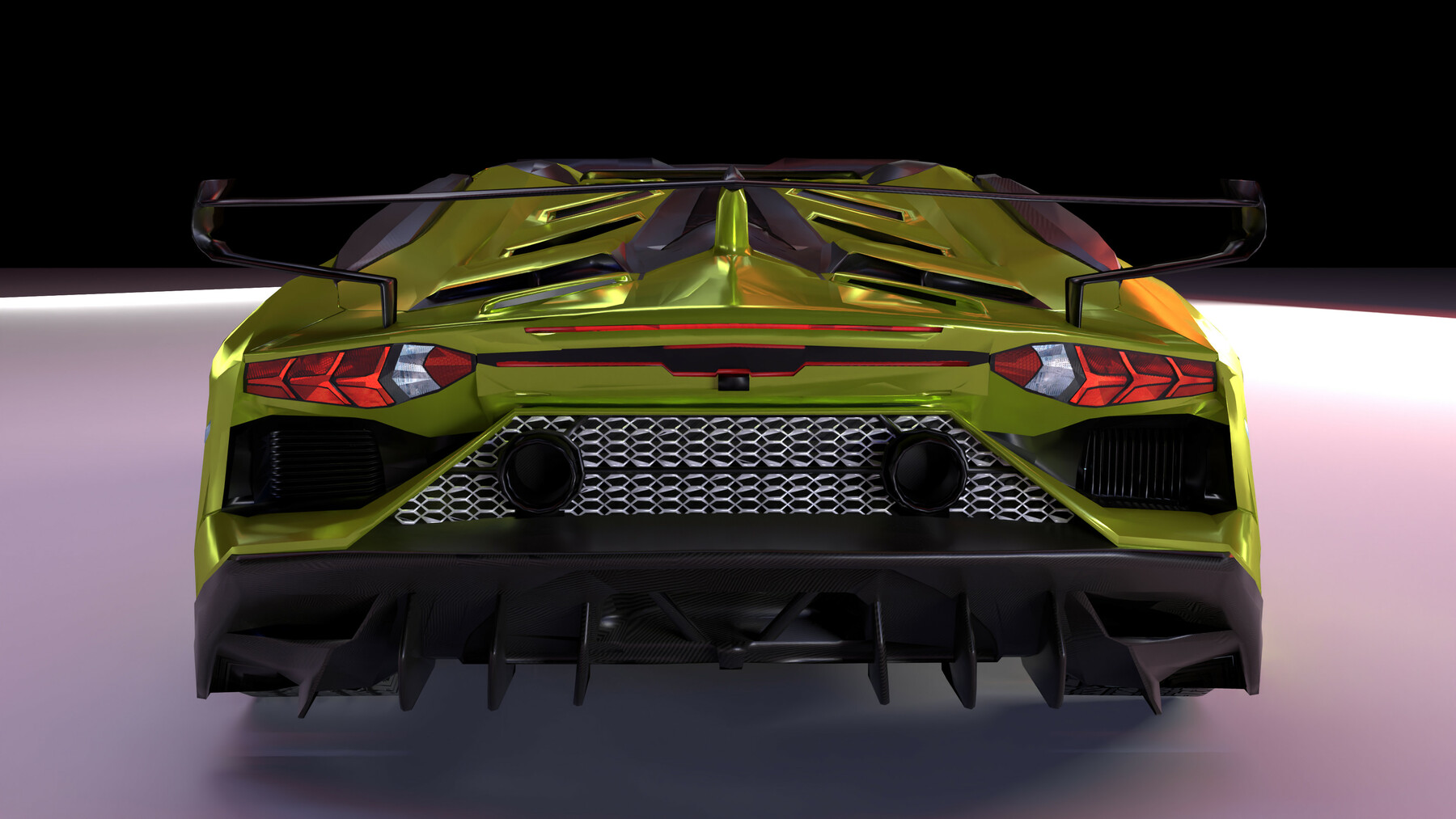 Artstation - Lamborghini Aventedor Svj Roadster 