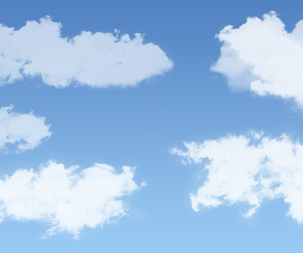 ArtStation - 100 cloud brushes (Cirrus cloud, Cumulus cloud, Stratus ...