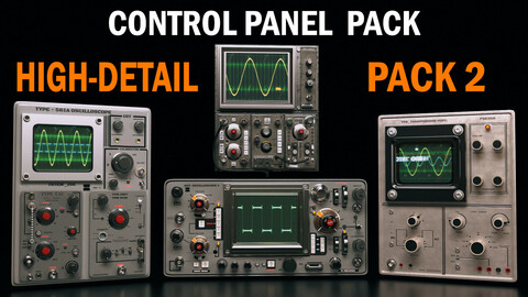 Control panel pack 2 - control panel 3D MODEL