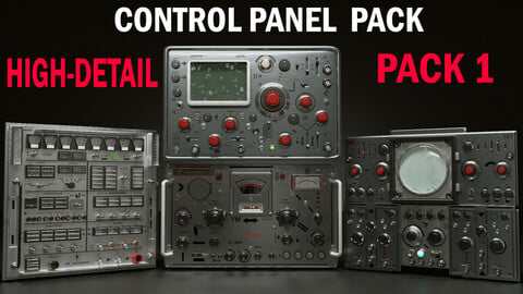 Control panel pack 1 - control panel 3D MODEL