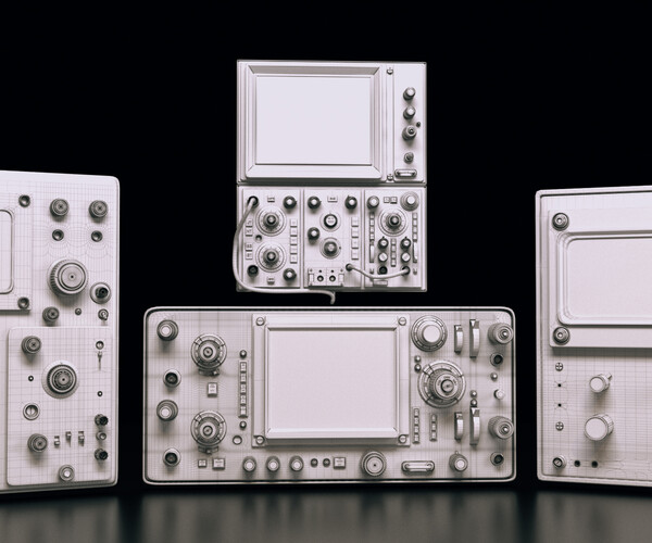 ArtStation - control panel full pack - control panel 3D MODEL | Resources
