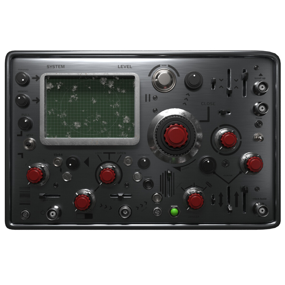 ArtStation - control panel full pack - control panel 3D MODEL | Resources